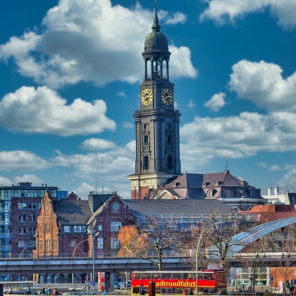 Turm St. Michaelis in Hamburg